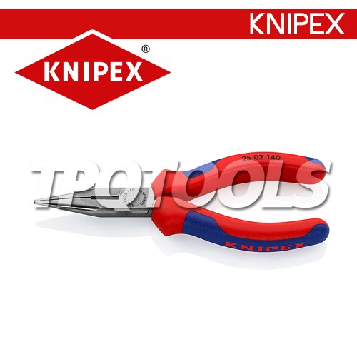 KN2502140 คีมปากแหลม 140 มม.ด้าม TWOTONE "KNIPEX"