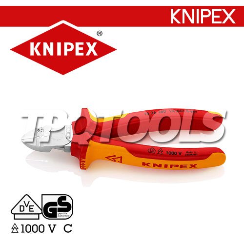 KN1426160 คีมตัด/ปอกสายไฟ VDE1000V "KNIPEX"