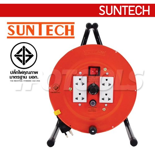 Sa2515(16A) ล้อเก็บสายไฟ มาตรฐาน มอก. สายไฟ 15 ม. 2.5 Sq.Mm. -  Tpqtools-Thailand