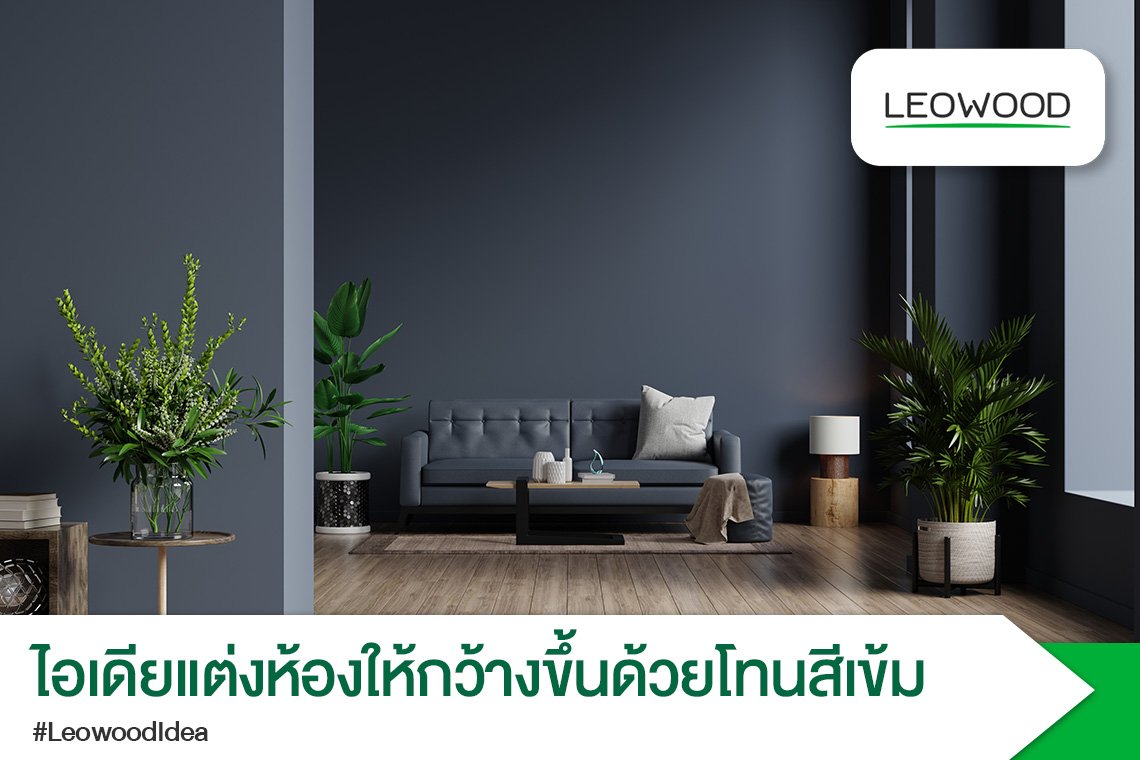 ฉีกกฎการแต่งห้อง ไอเดียแต่งห้องให้กว้างขึ้นด้วยโทนสีเข้ม