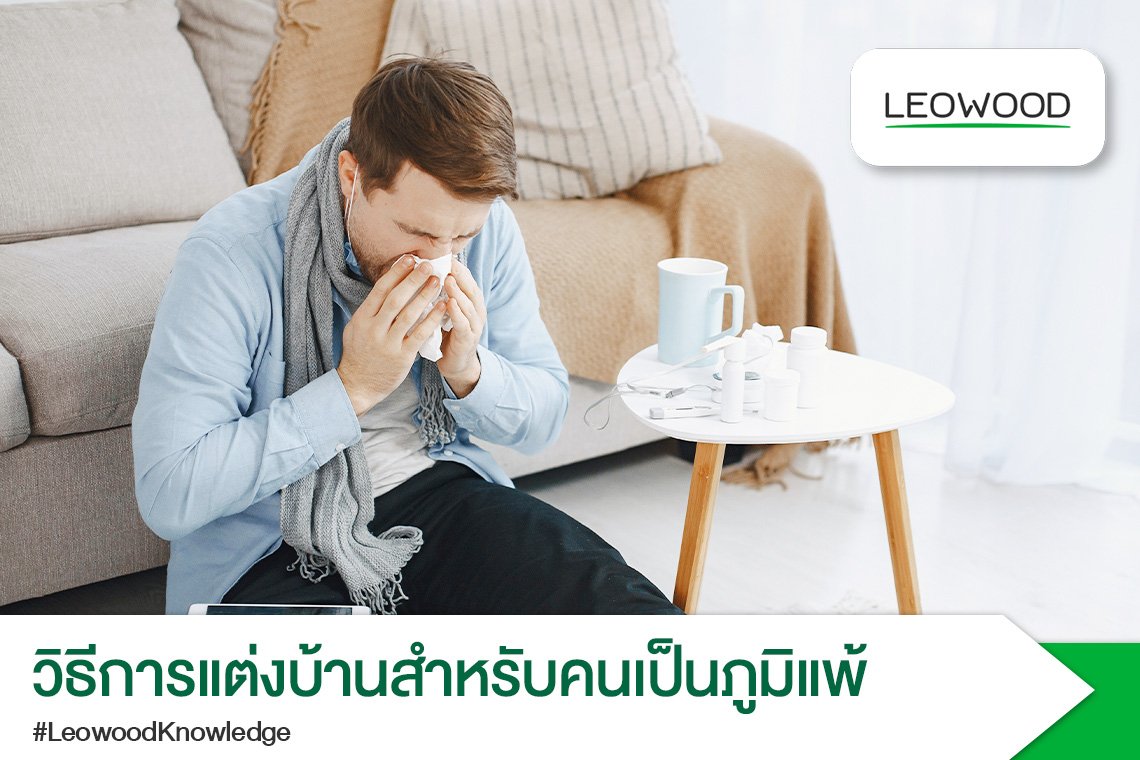 วิธีการแต่งบ้านสำหรับคนเป็นภูมิแพ้ ลดฝุ่น อาการไม่กลับมากำเริบ