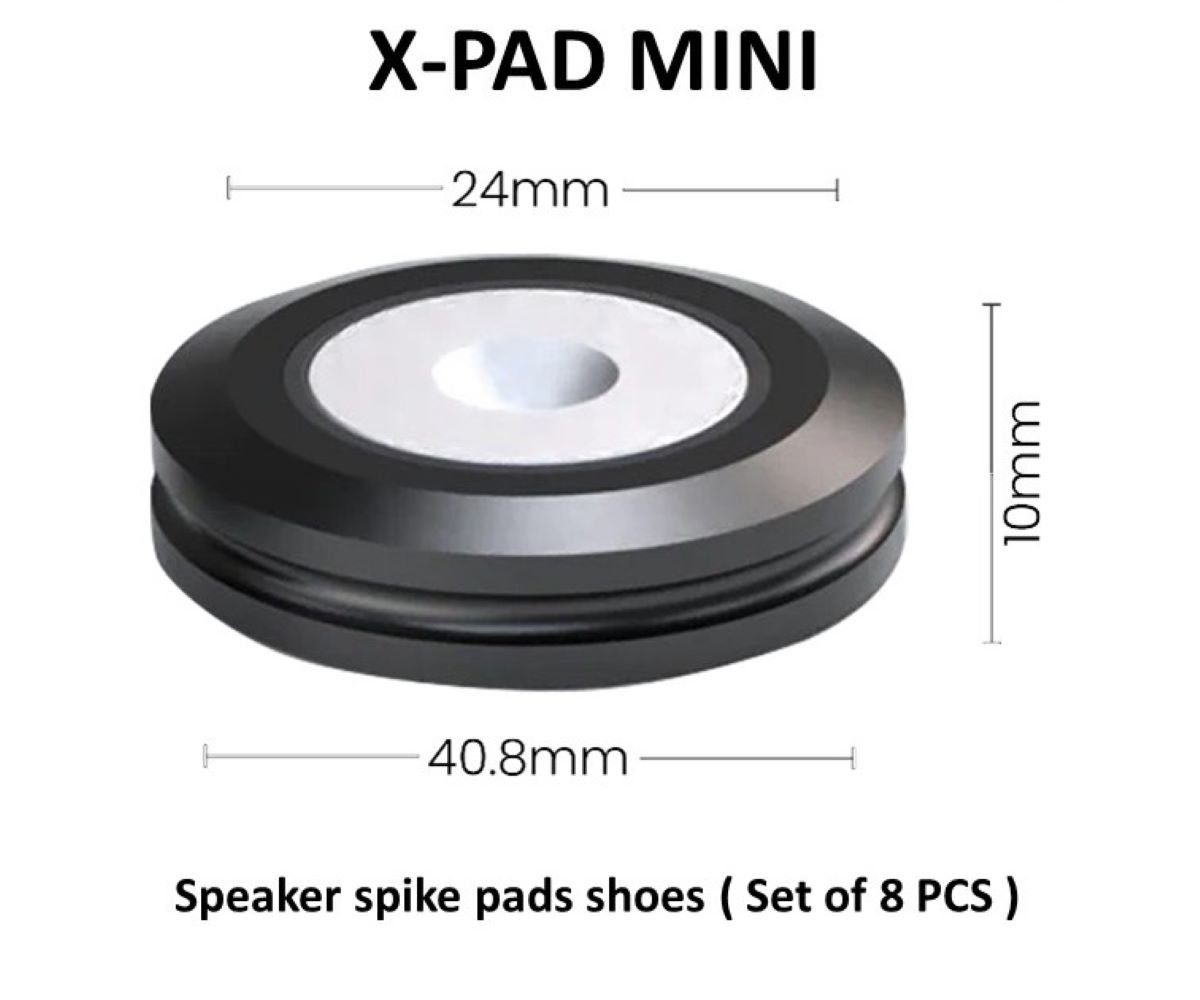 AUDIO BASTION X-PAD REF 3層アルミニウムスパイクパッド X-PAD III 4pcs - Audio Bastion