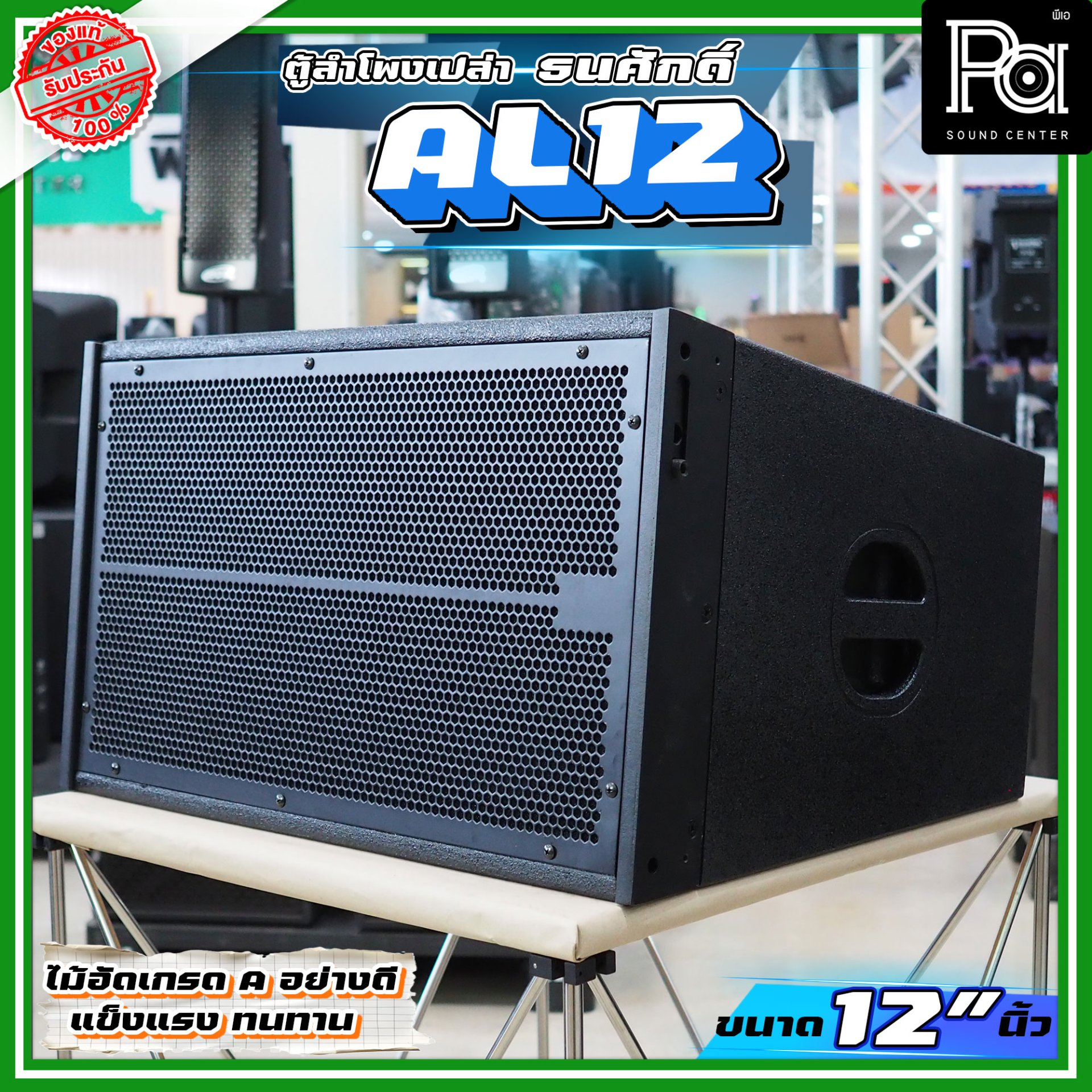 ตู้ลำโพงแขวนเปล่า ตู้ Line Array ธนศักดิ์ ตู้ลำโพงเปล่าขนาด 12" นิ้ว