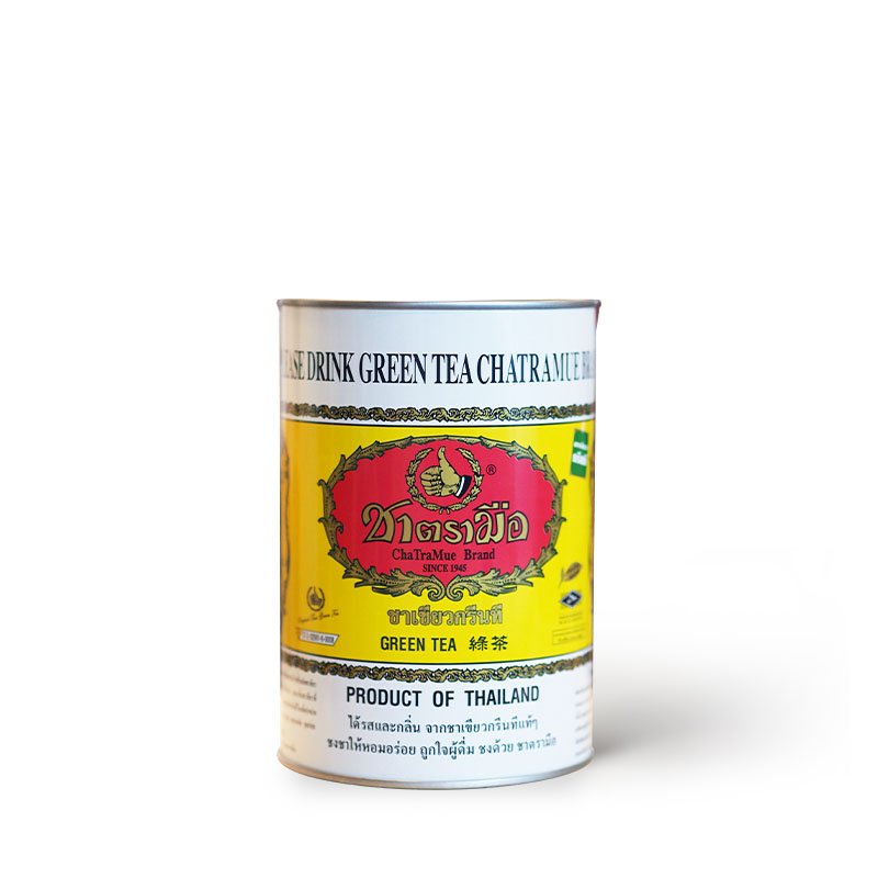 Green Tea Can - cha-thai