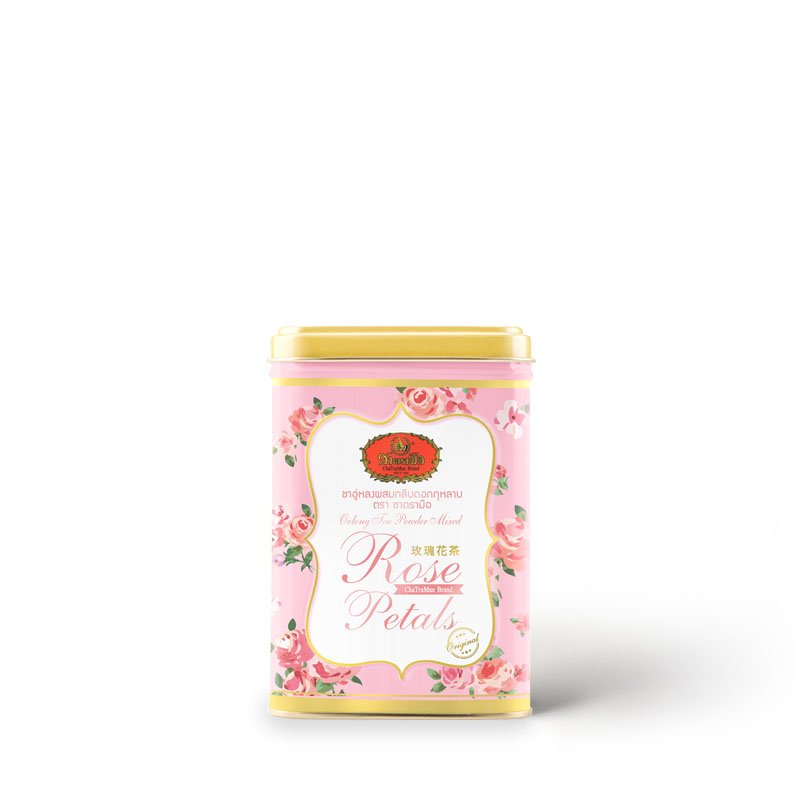 Rose Tea Original Sachet Packed In Can - cha-thai