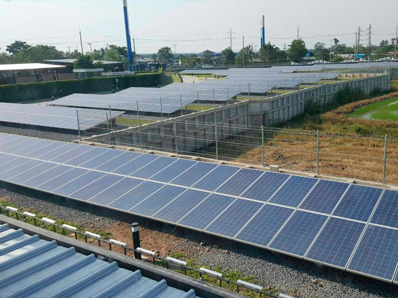 โครงการระบบ Microgrid สถานีบริการ ปตท. สามโคก โดย Microgrid Technology