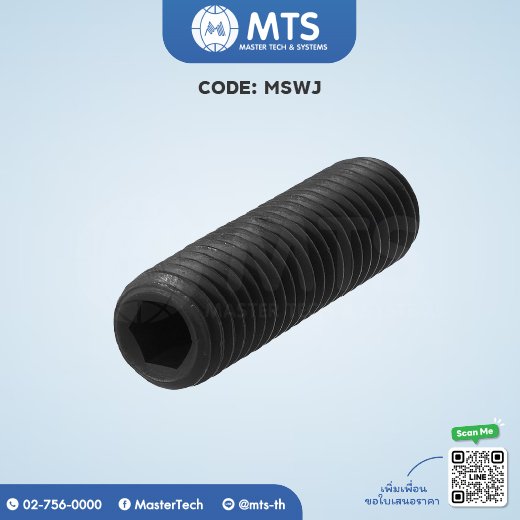 Set Screws ตัวหนอนมิล (MSWJ)