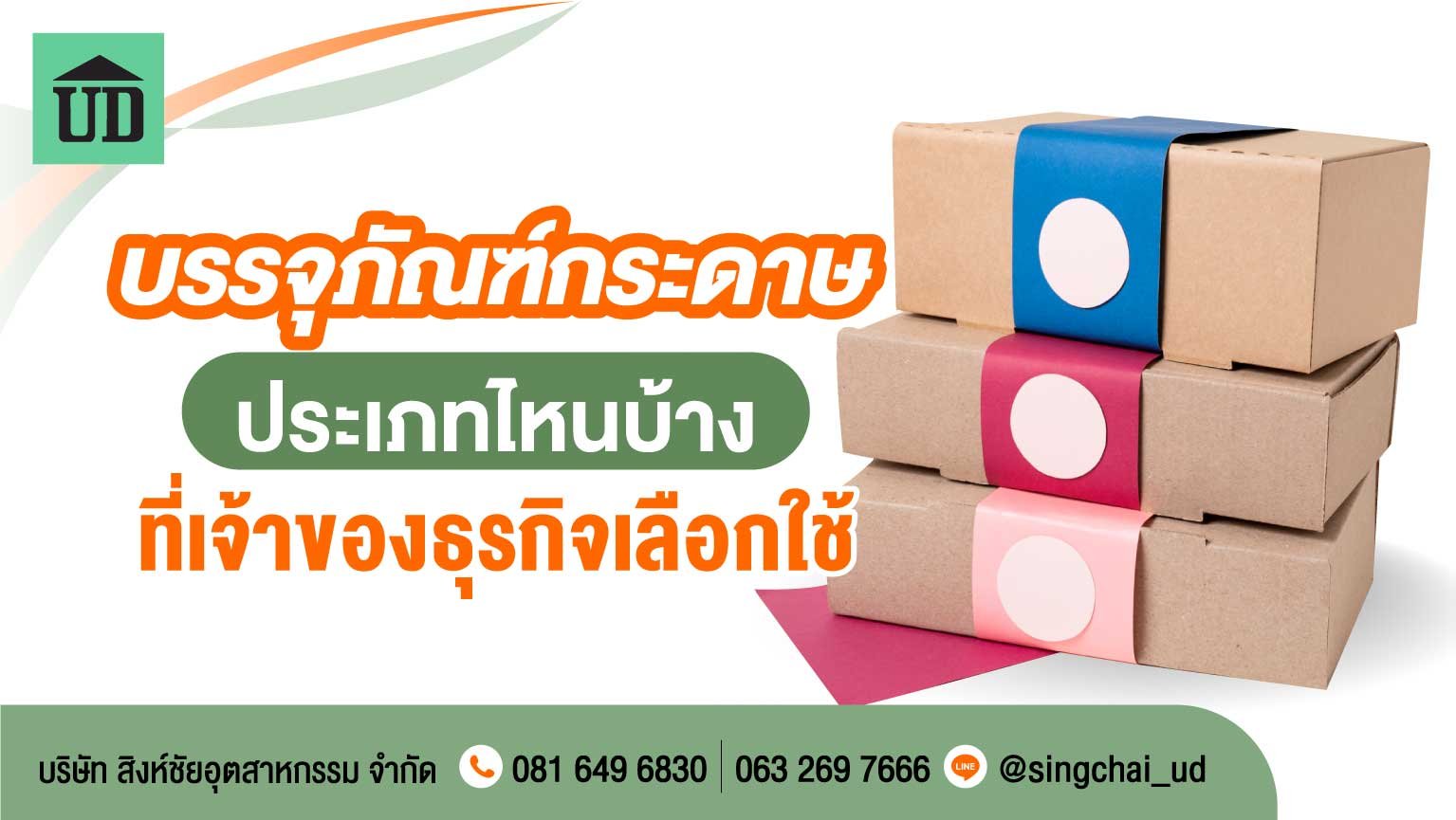 บรรจุภัณฑ์กระดาษ ประเภทไหนบ้างที่เจ้าของธุรกิจเลือกใช้