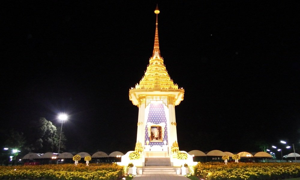 งานพระราชพิธีถวายพระเพลิงพระบรมศพฯ ในหลวง รัชกาลที่ 9 ณ พระเมรุมาศจำลองประจำจังหวัดระนอง
