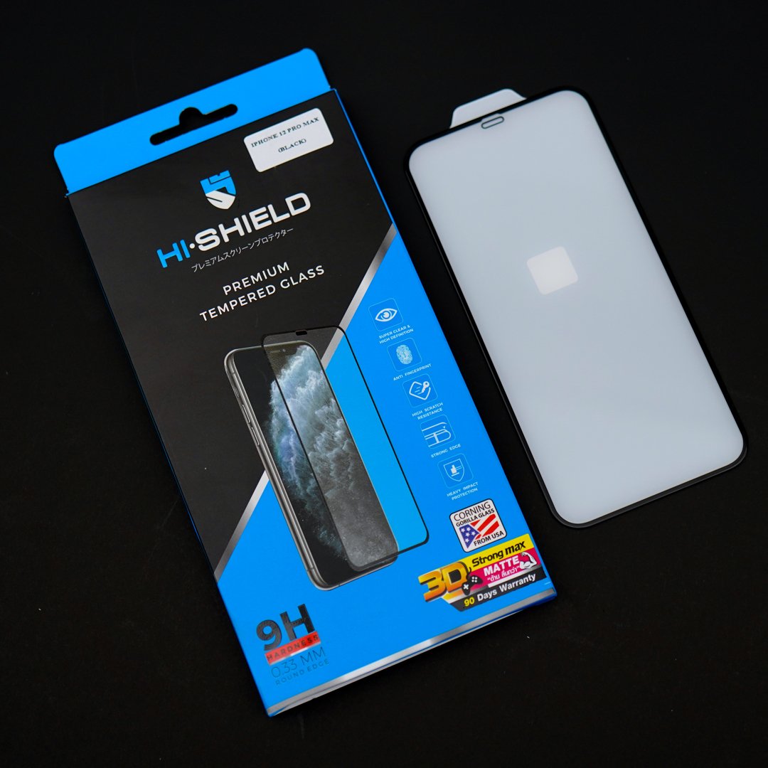 HI-SHIELD Selected 2.5D iPhone Full Coverage Tempered Glass Film