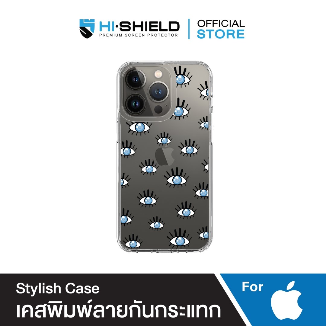 HI-SHIELD Stylish เคสใสกันกระแทก iPhone รุ่น Eye [เคส iPhone 13]