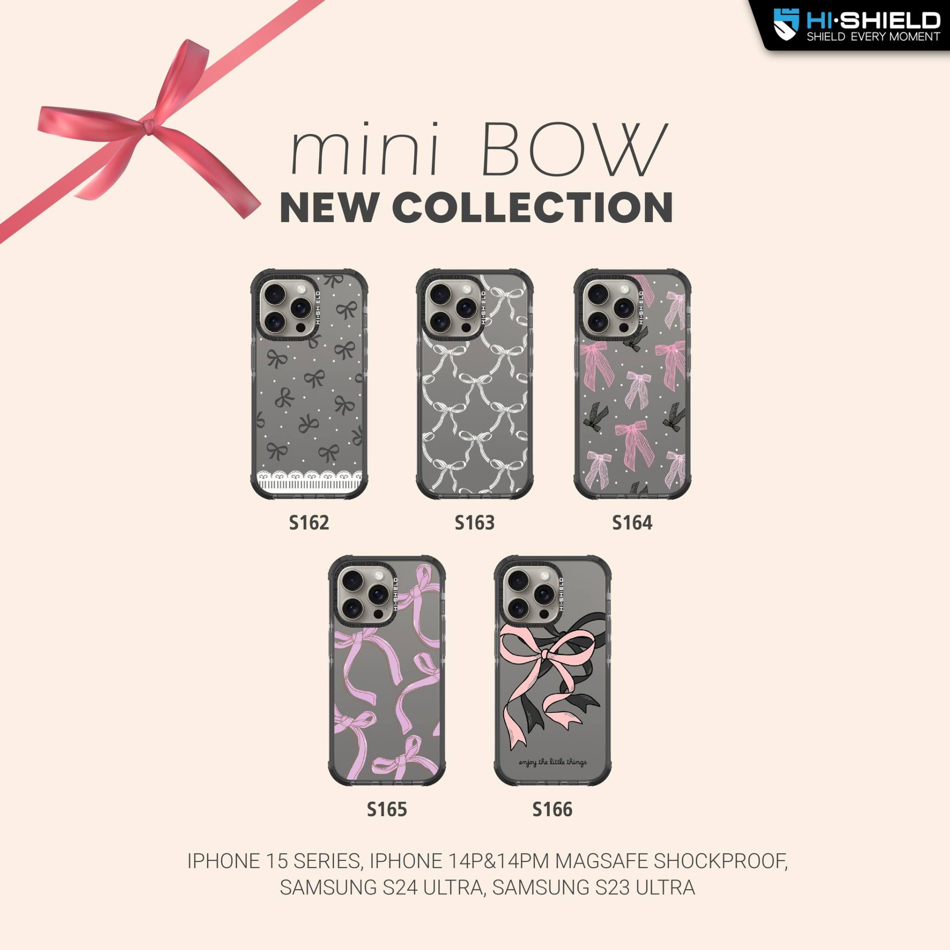 New Collection (Mini Bow) - HISHIELD CASE - New Collection