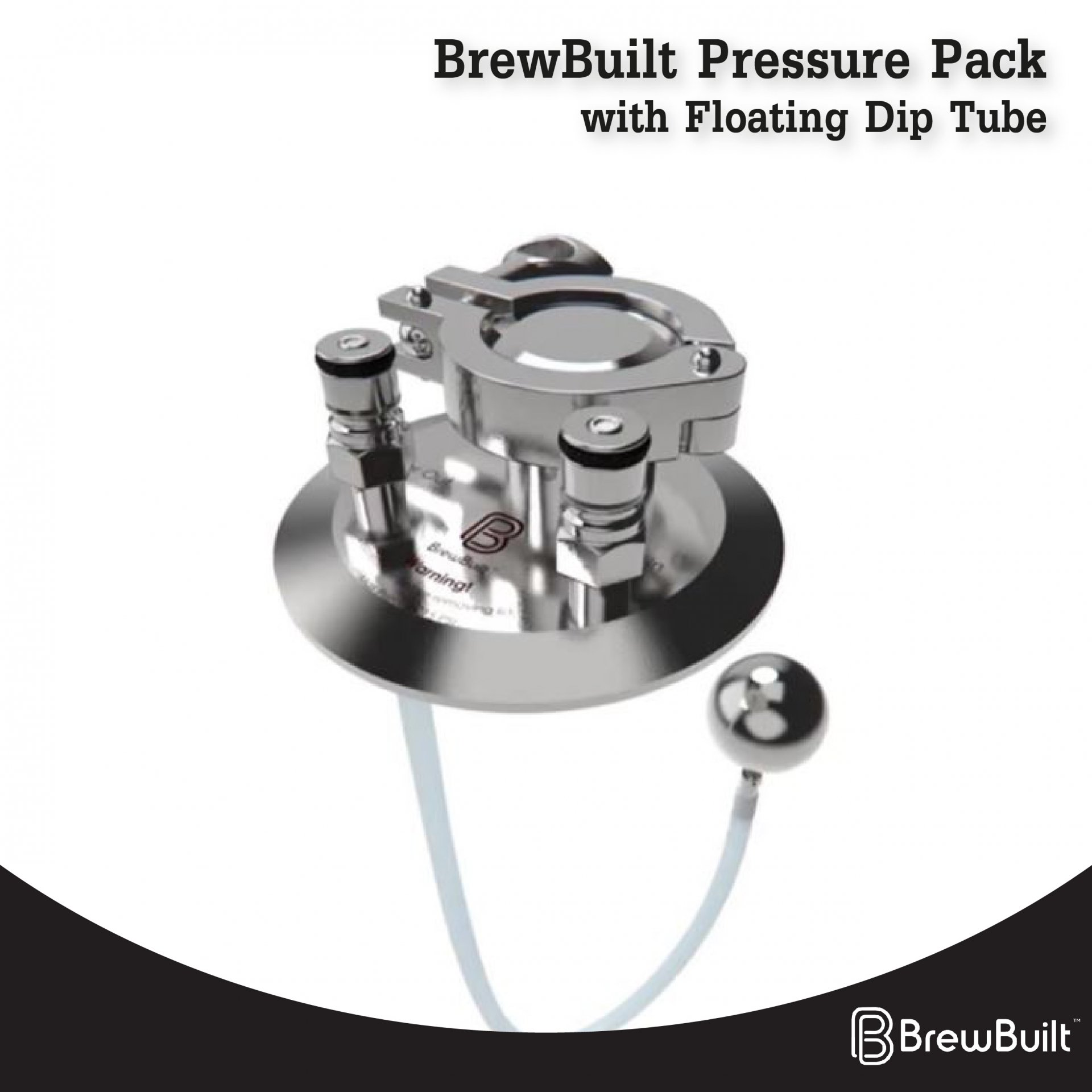 BrewBuilt Pressure Pack with Floating Dip Tube
