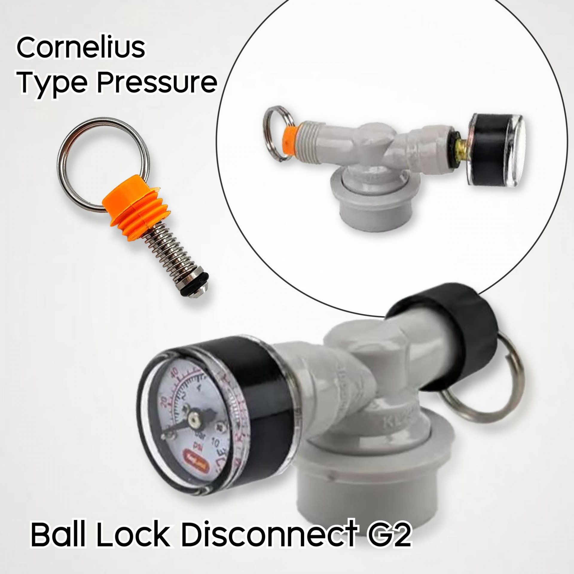 Ball Lock Disconnect Spund Valve G2 + 15 psi