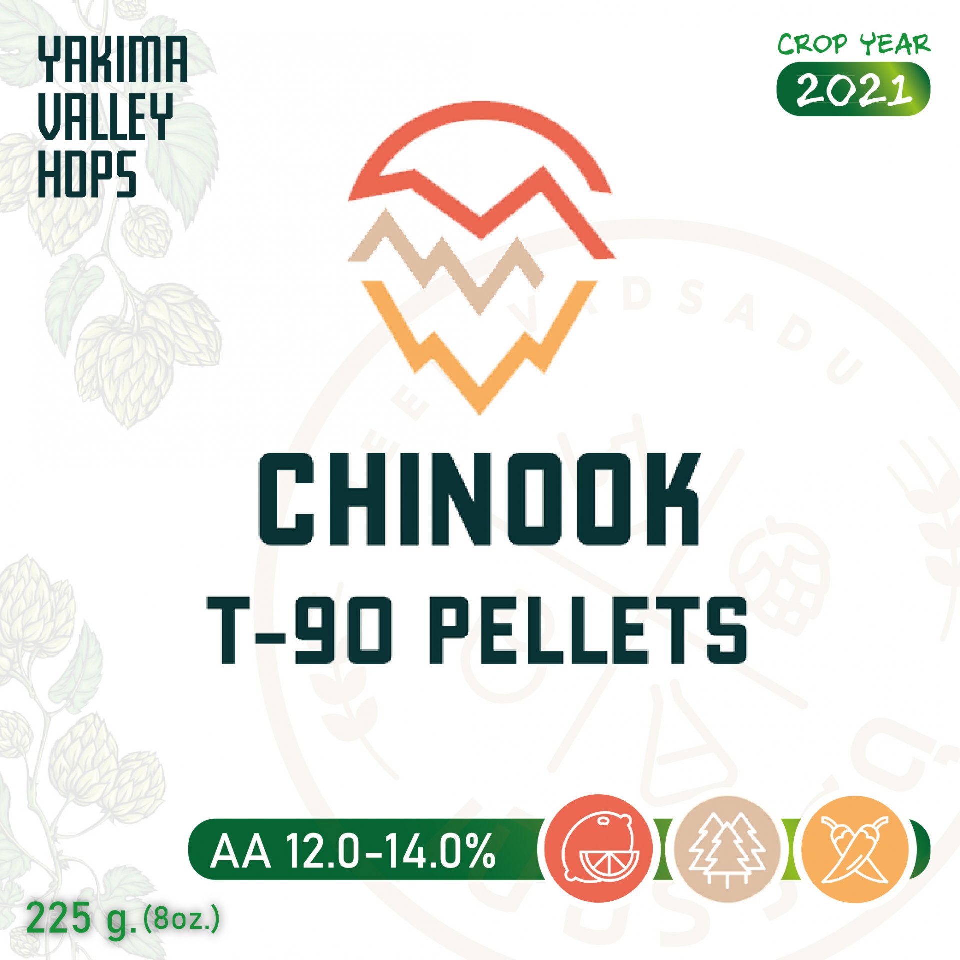 ฮอปทำเบียร์ Chinook (8oz)