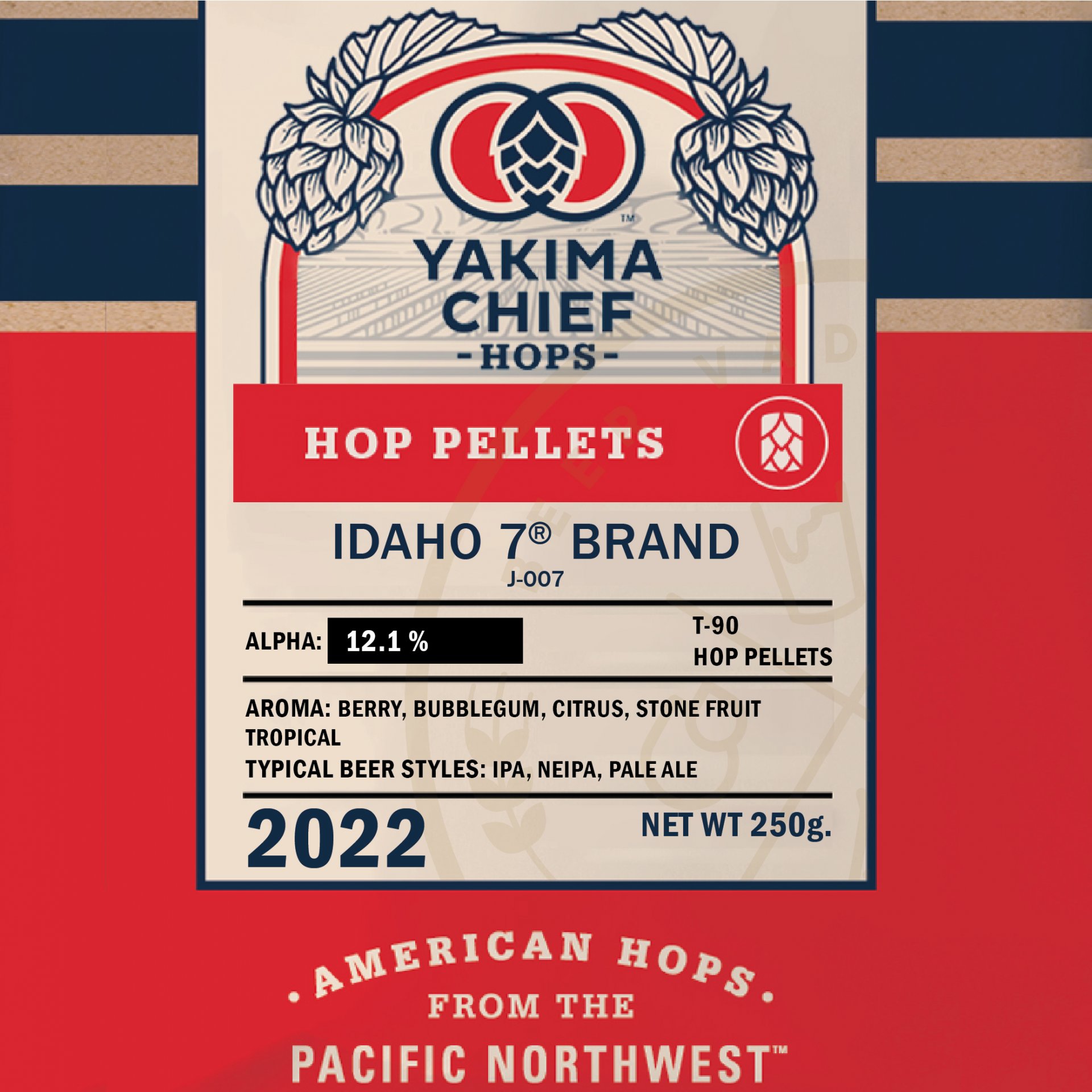 Yakima Chief Hops® Idaho 7® Brand (250g)