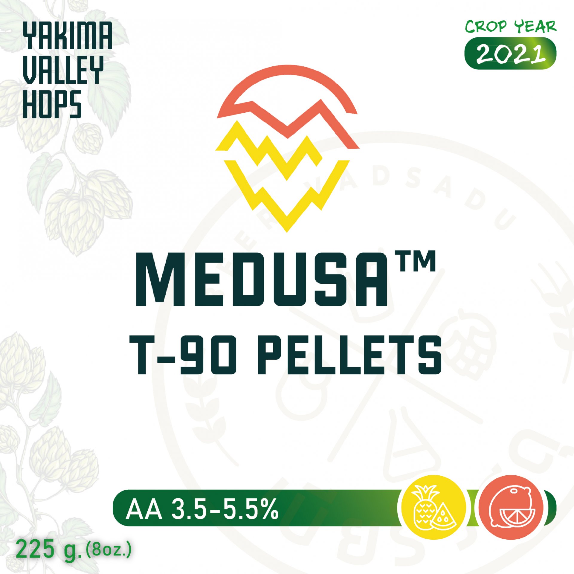 ฮอปทำเบียร์ MEDUSA™  225g