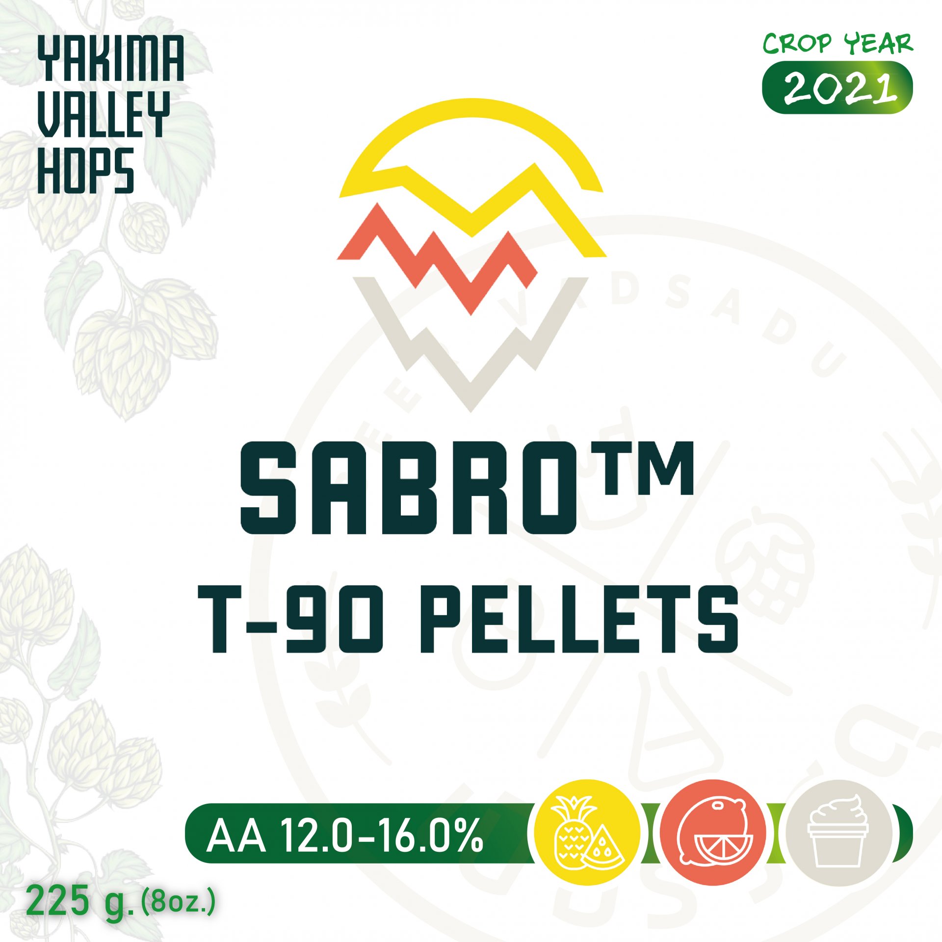 ฮอปทำเบียร์ Sabro Hops (225g)