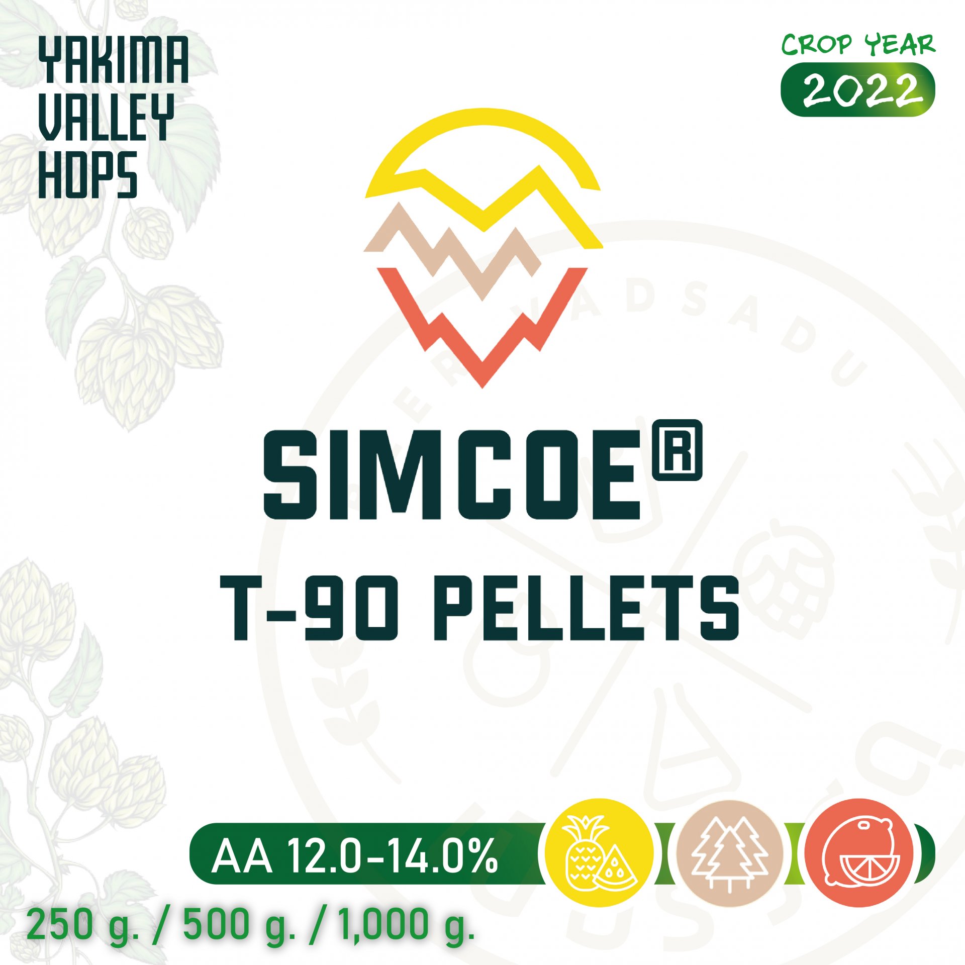 ฮอปทำเบียร์ Simcoe Hops