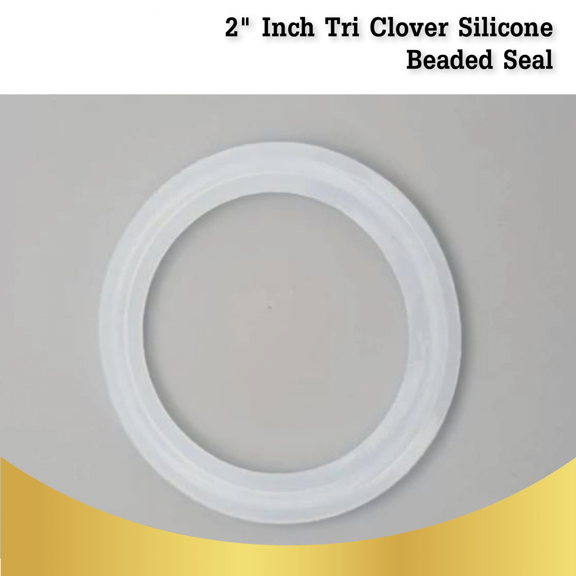 2 Inch Tri Clover Silicone Beaded Seal
