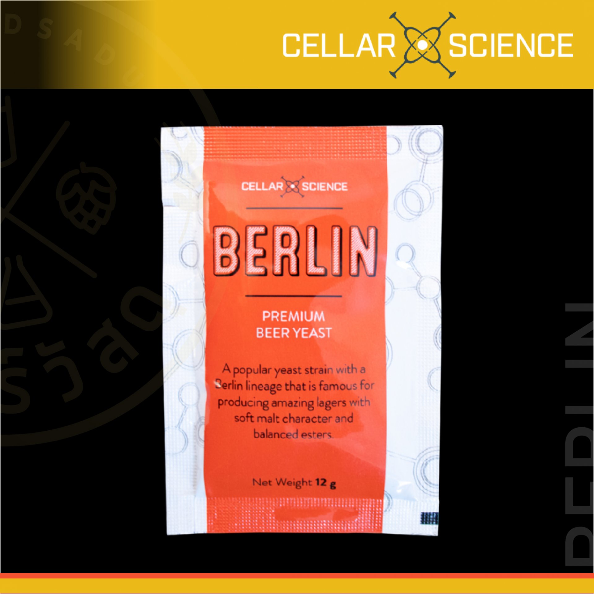 CellarScience® BERLIN Dry Lager Yeast 12g