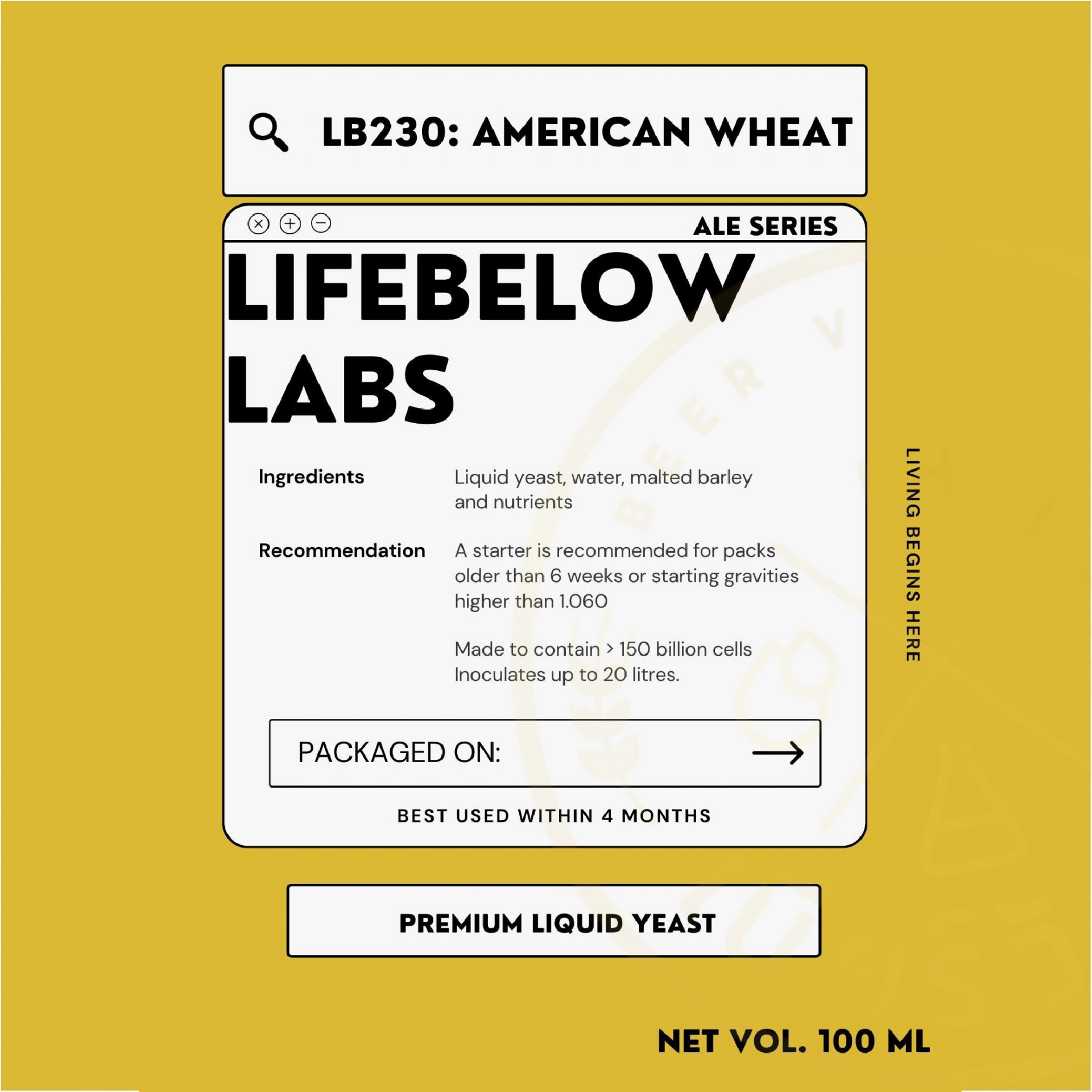 LB230 American Wheat (Life Below)
