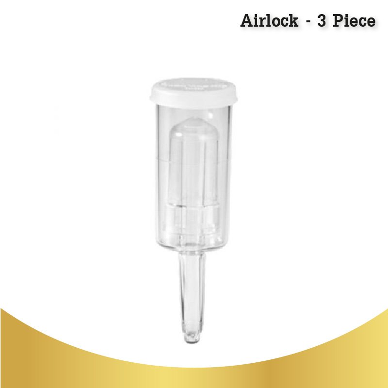 3 Piece Airlock - for Fermenters