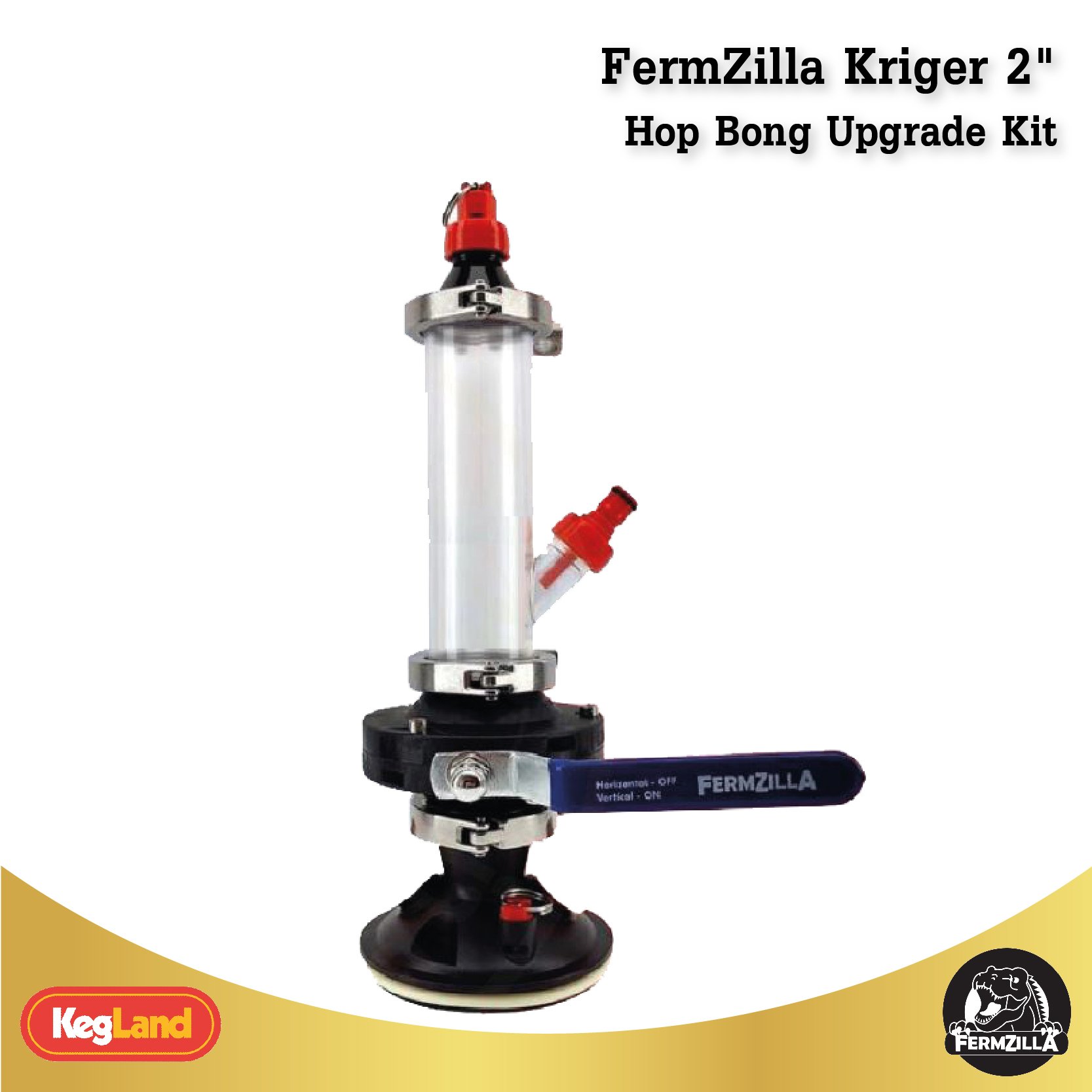FermZilla Kriger 2" Hop Bong Upgrade Kit for FermZilla Users