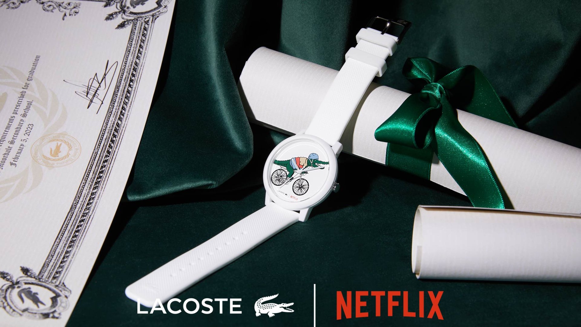 Lacoste x Netflix Banner