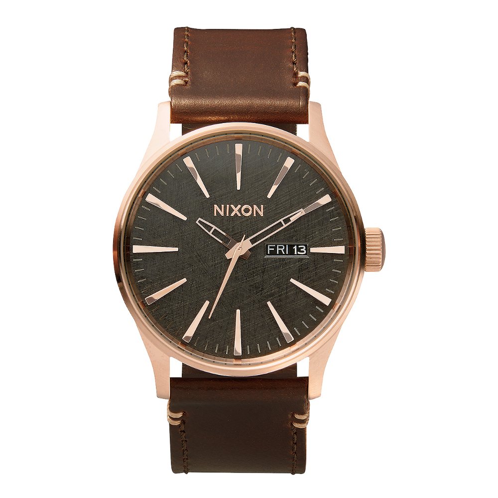 Sentry Leather Rose Gold Brown