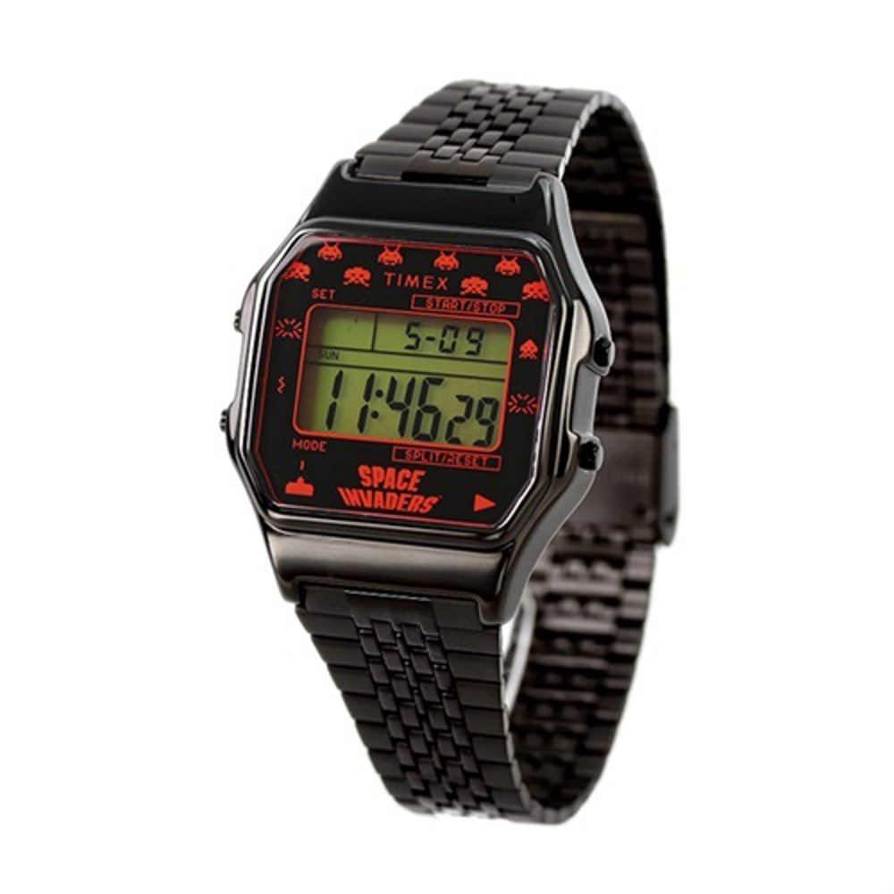 Timex T80 x SPACE INVADERS Black - tdccorp