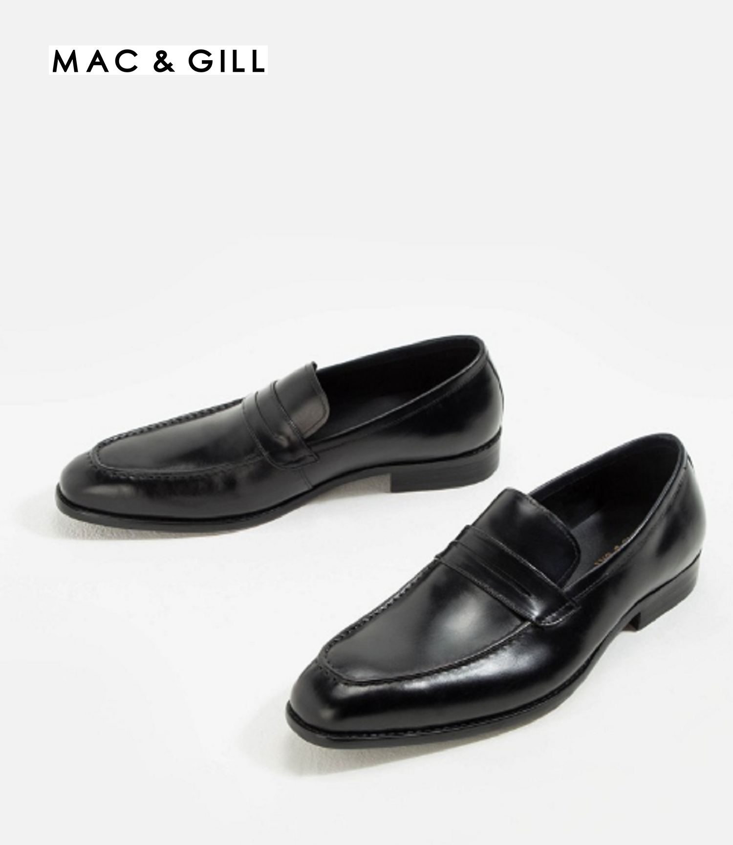 MAC&GILL BARNEY OXFORDS LEATHER Good Year Welted in Black