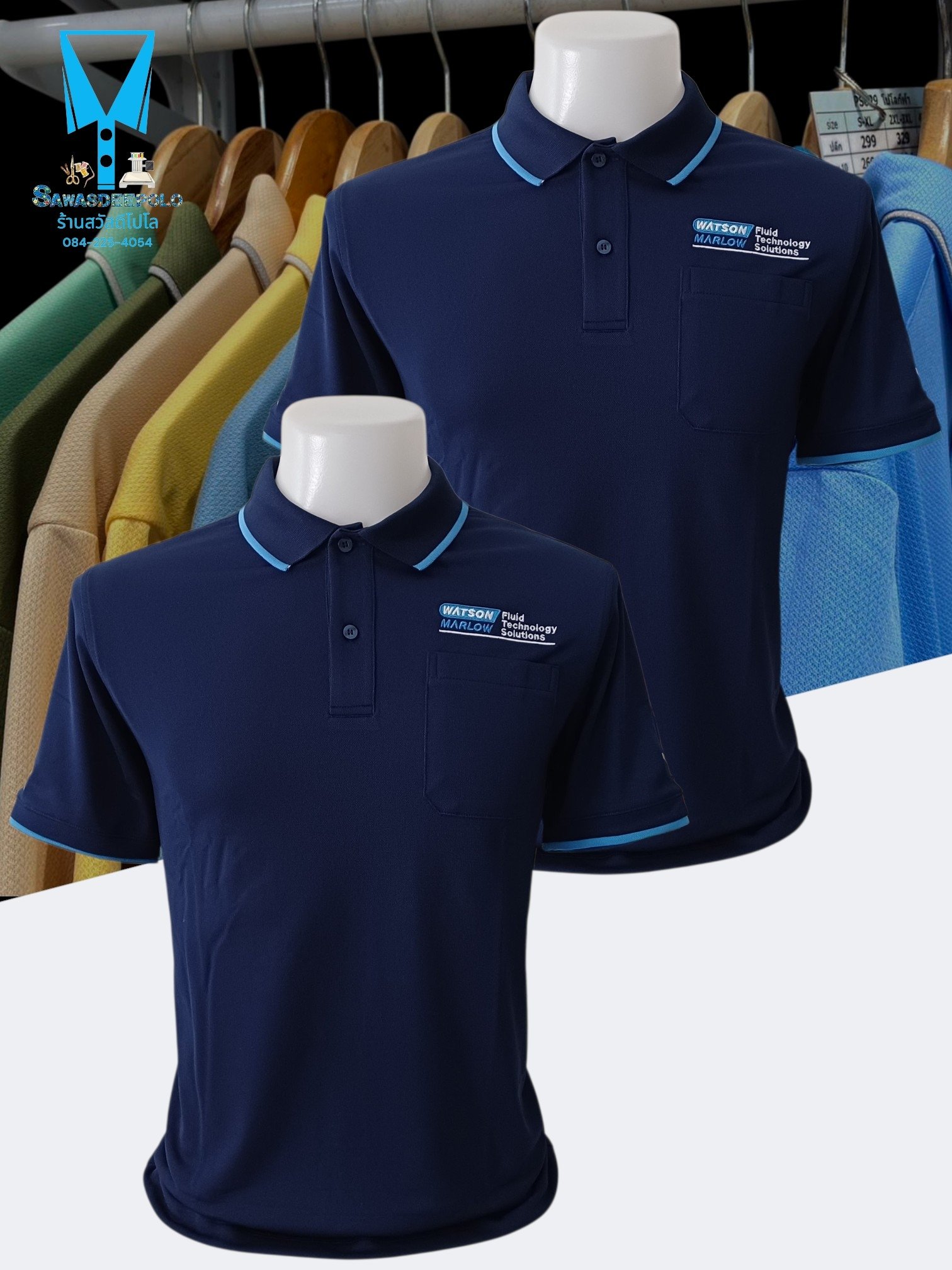 ขอบพระคุณ SPIRAX SARCO Thailand , Watson Marlow  เสื้อโปโลสีกรม ผ้าคลูบาลานซ์ ผ้าเนื้อเย็น ระบายอากาศได้ดี ไม่ต้องรีด ไม่ขึ้นขุยตลอดอายุการใช้งาน  พร้อมบริการปัก ไม่จำกัดขั้นต่ำ สนใจสอบถามเพิ่มเติม  https://line.me/ti/p/VJeTnWFnQS  www.sawasdeepolo.com ️ 