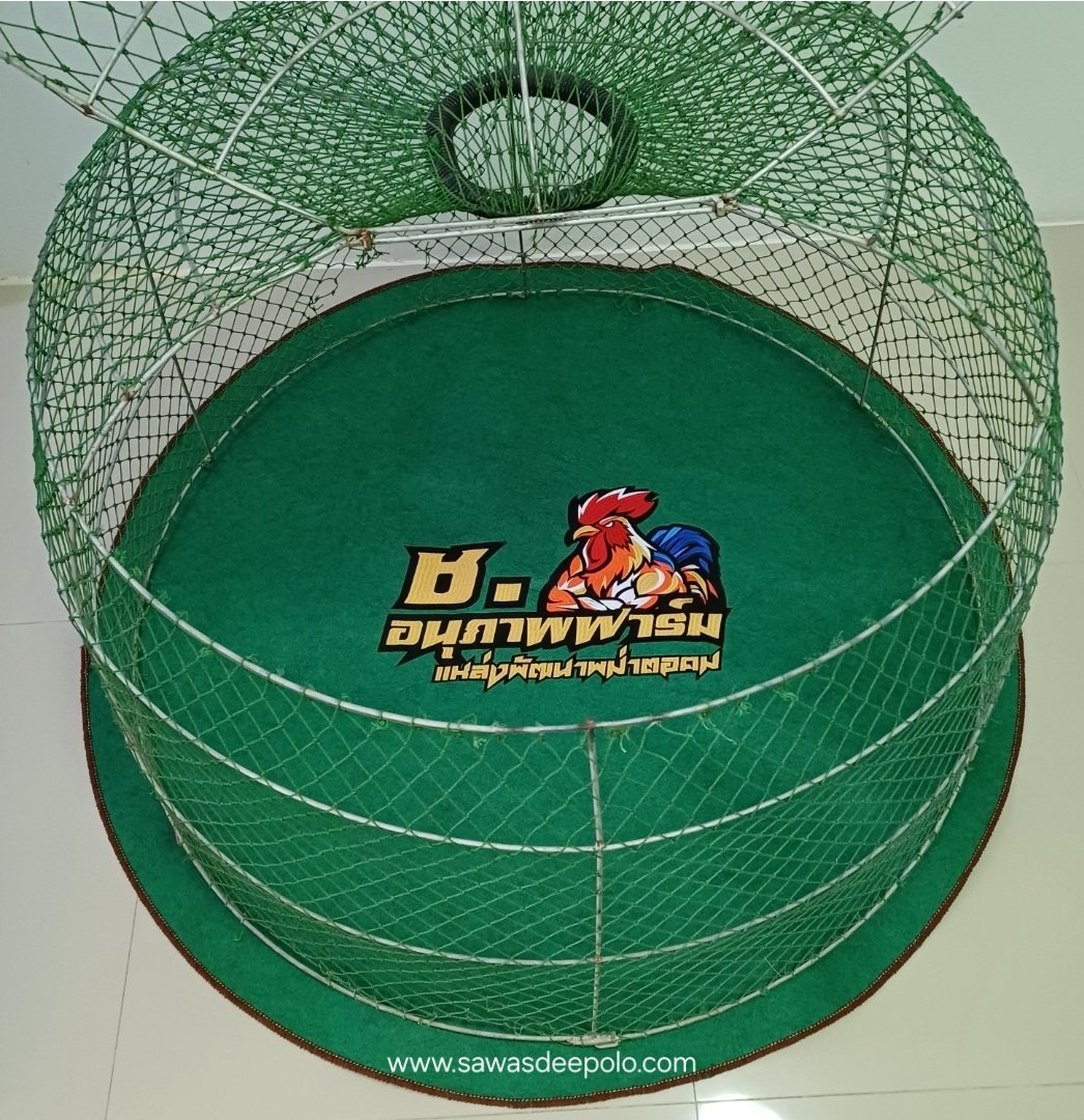 ขอบพระคุณ ช.อนุภาพฟาร์ม แหล่งพัฒนาพม่าตอคม ️ พรมไก่พร้อมปักโลโก้และชื่อ พรมกลมกว้าง 120 ซม. ปักแล้วเย็บเพิ่มความหนา 6 มิล สนใจสอบถามเพิ่มเติม  https://line.me/ti/p/VJeTnWFnQS  www.sawasdeepolo.com ️ 0842254054 #sawasdeepolo #สวัสดีโปโล #พรมไก่ #พรมไก่พร้อ