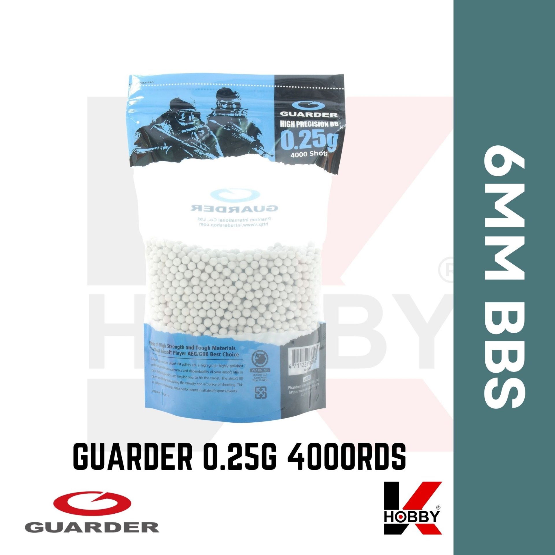 GUARDER 0.25g 4000rds 6mm