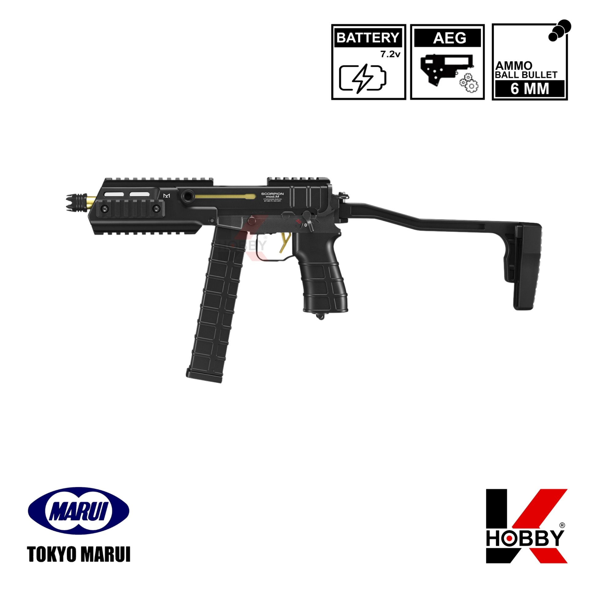 TOKYO MARUI - SCORPION MOD M (AEP) ปืนยาวไฟฟ้า