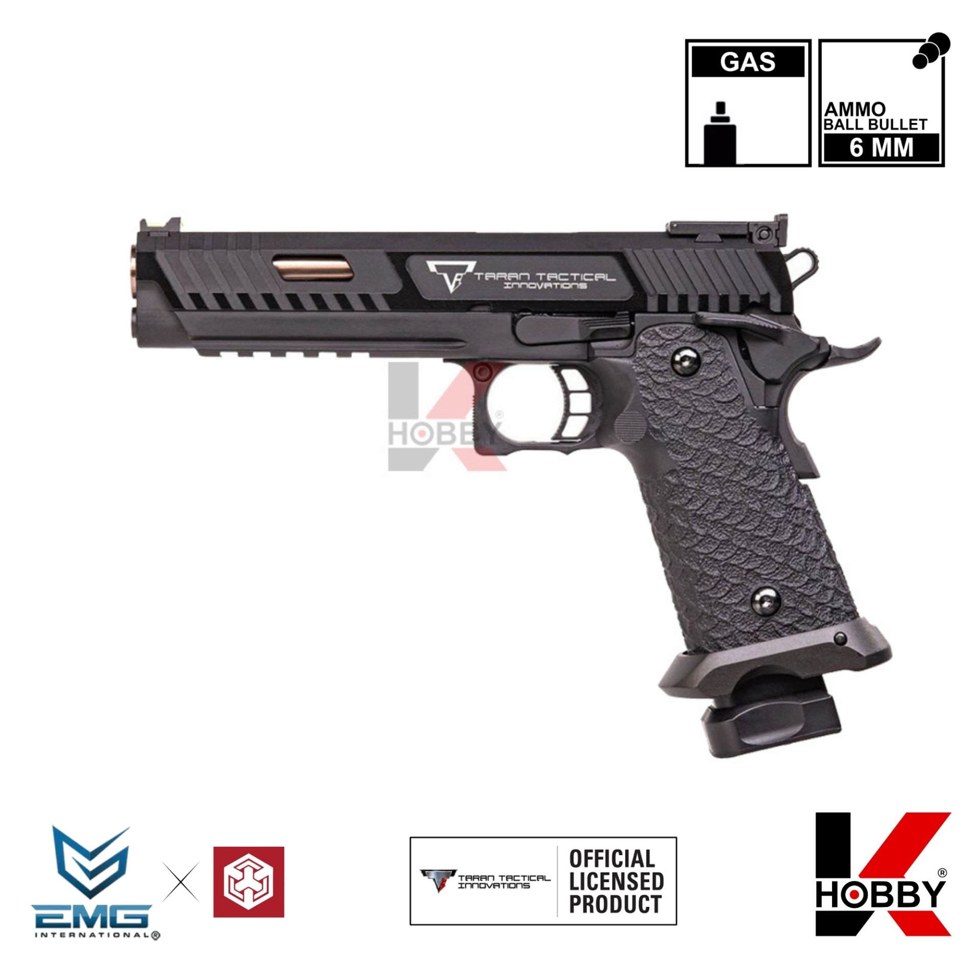 EMG TARAN TACTICAL 2011 COMBAT MASTER (Gas) ปืนบีบีกัน ปืนสั้นอัดแก๊ส