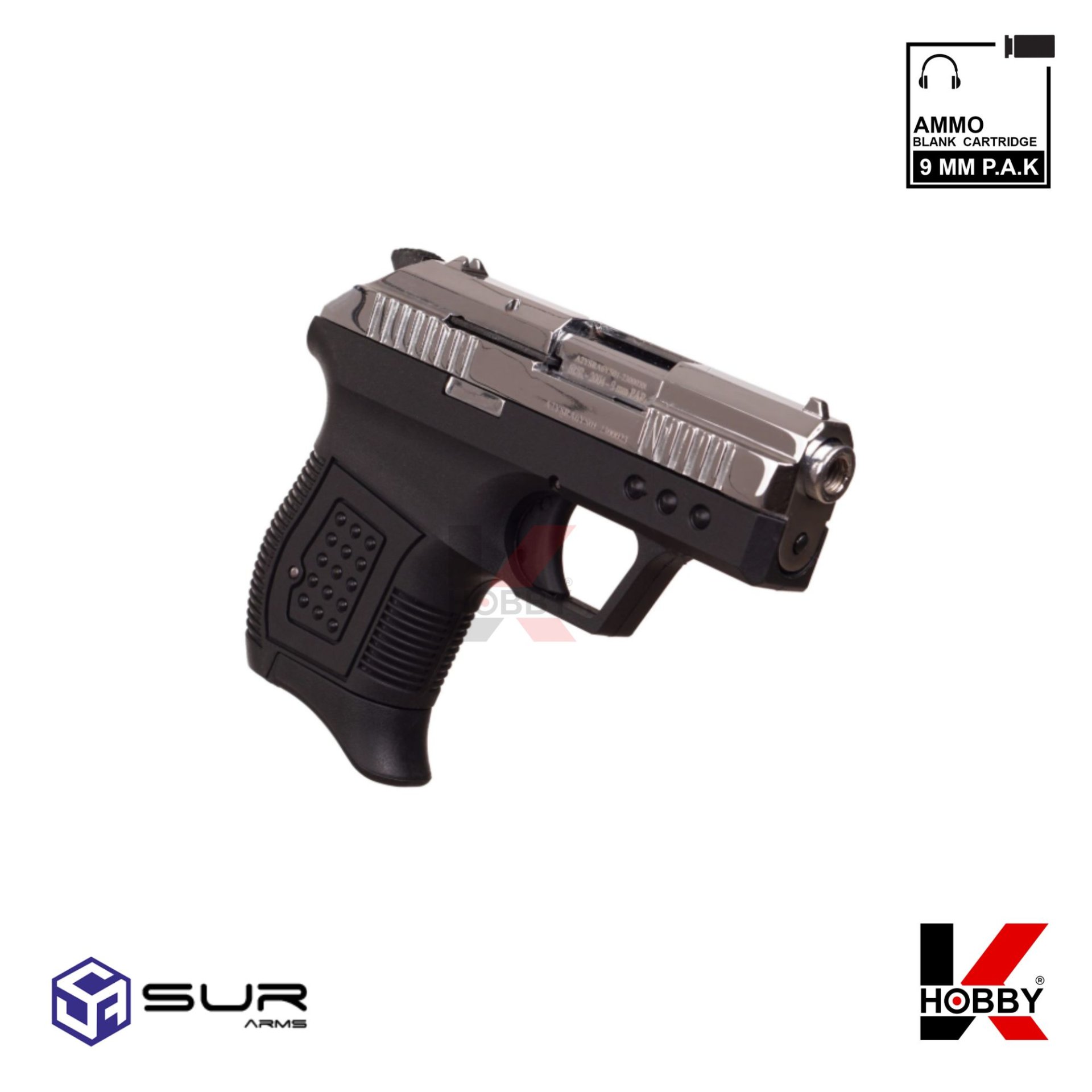 SUR 2004 9mm P.A.K.(Chrome)