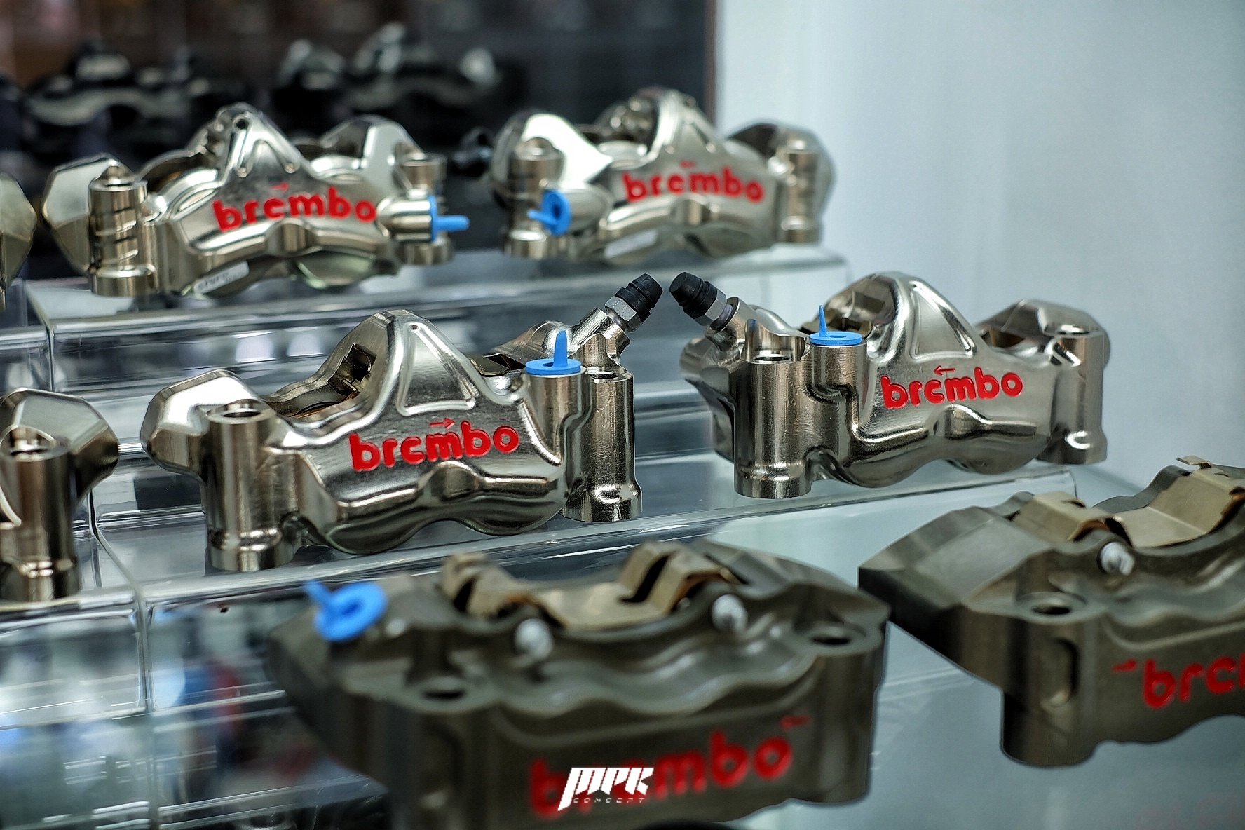 ฺBREMBO GP4RX NICKEL FRONT BRAKE CALIPER 108MM ปั๊มเบรคล่างเบรมโบ้ ...