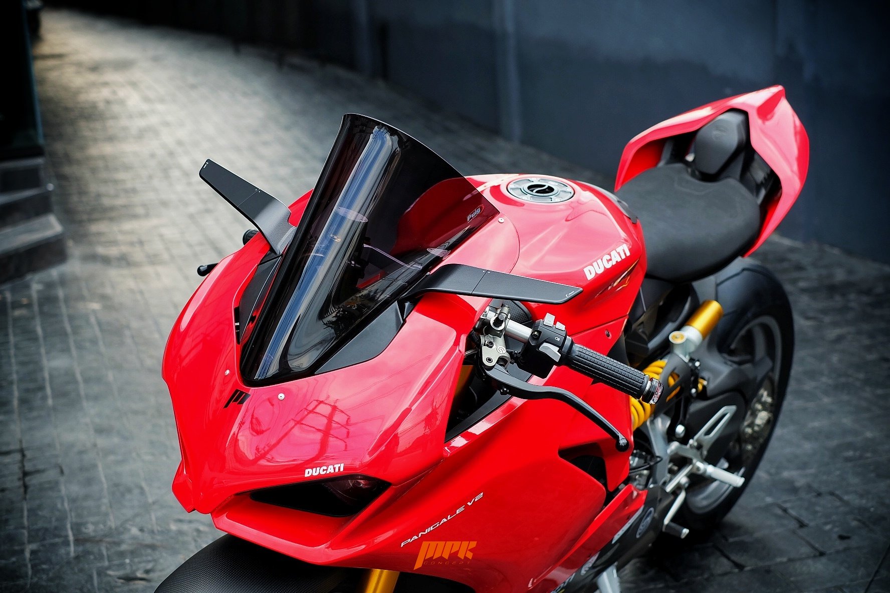 PUIG R-RACER WINDSHIELD FOR DUCATI PANIGALE V2