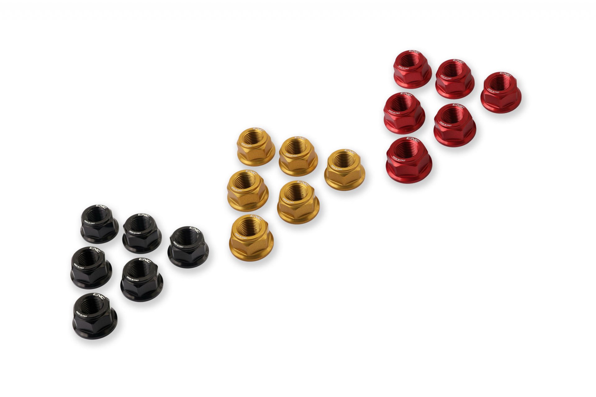 CNC RACING NUTS SETS REAR SPROCKET FLANGE M10x1.0 FOR DUCATI