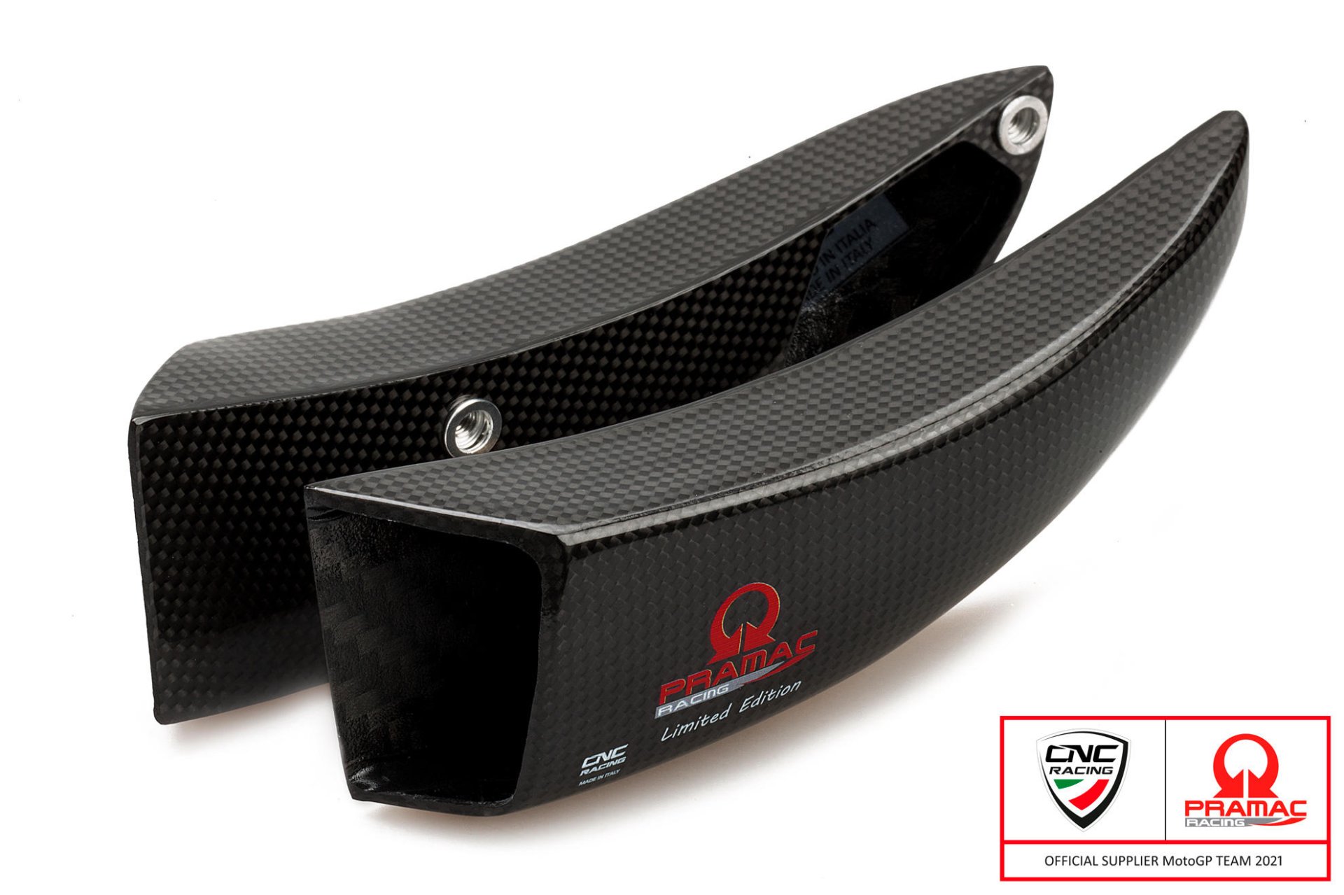 CNC RACING GP DUCT FRONT BRAKE COOLING SYSTEM PRAMAC LIMITED EDITION FOR BIGBIKE