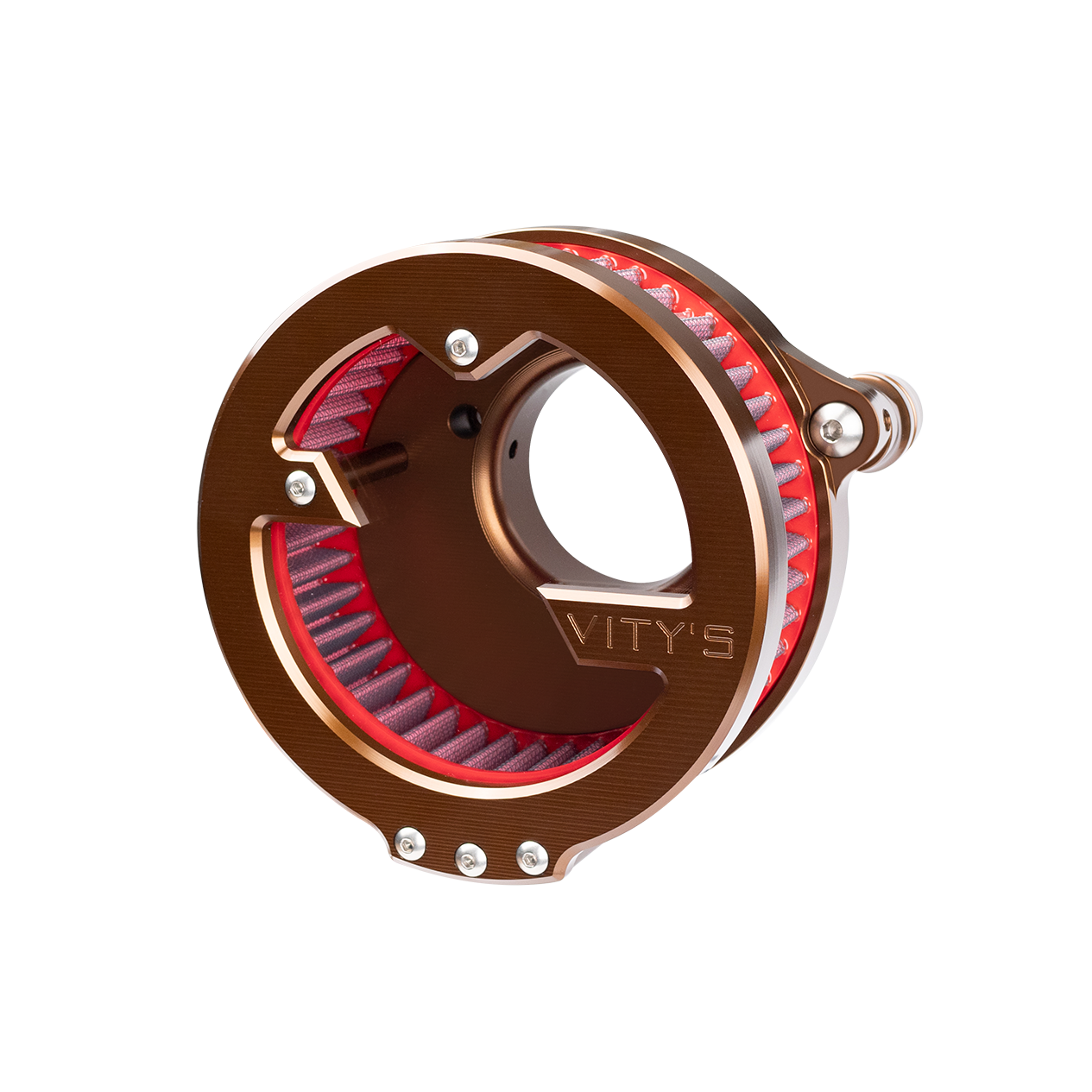 VITYS DESIGN MASSIVE AIR CLEANER BRONZE - MILWAUKEE 8 FOR HARLEY DAVIDSON