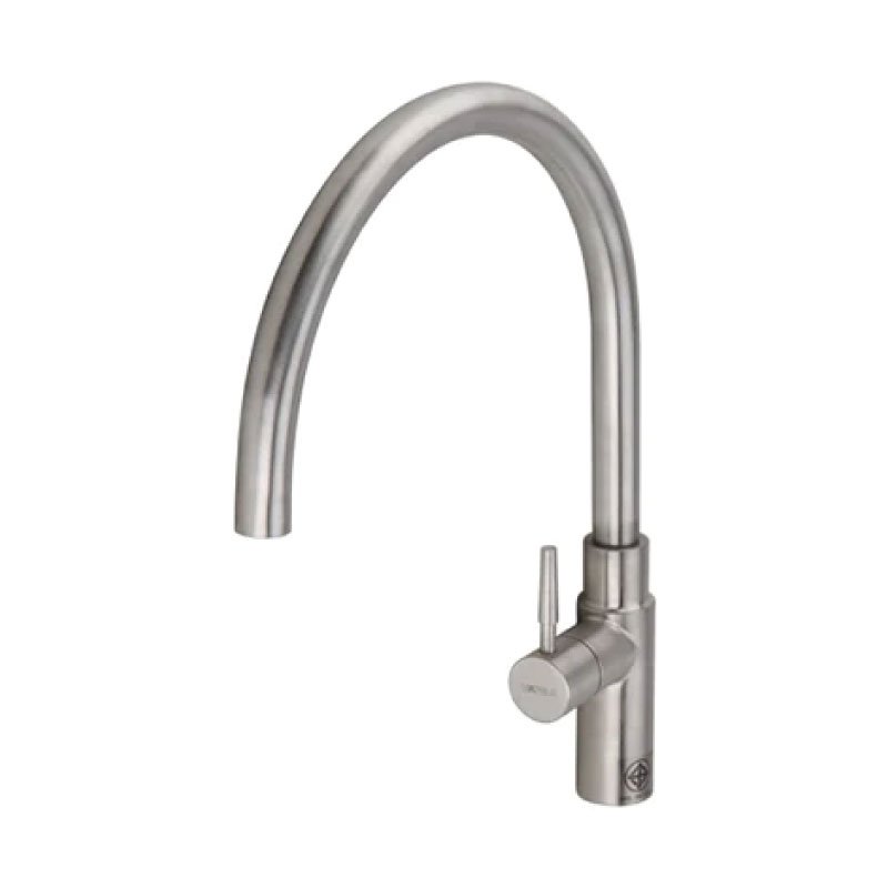 Hafele kitchen sink faucet, stainless steel, mounted on the counter model 569.60.080