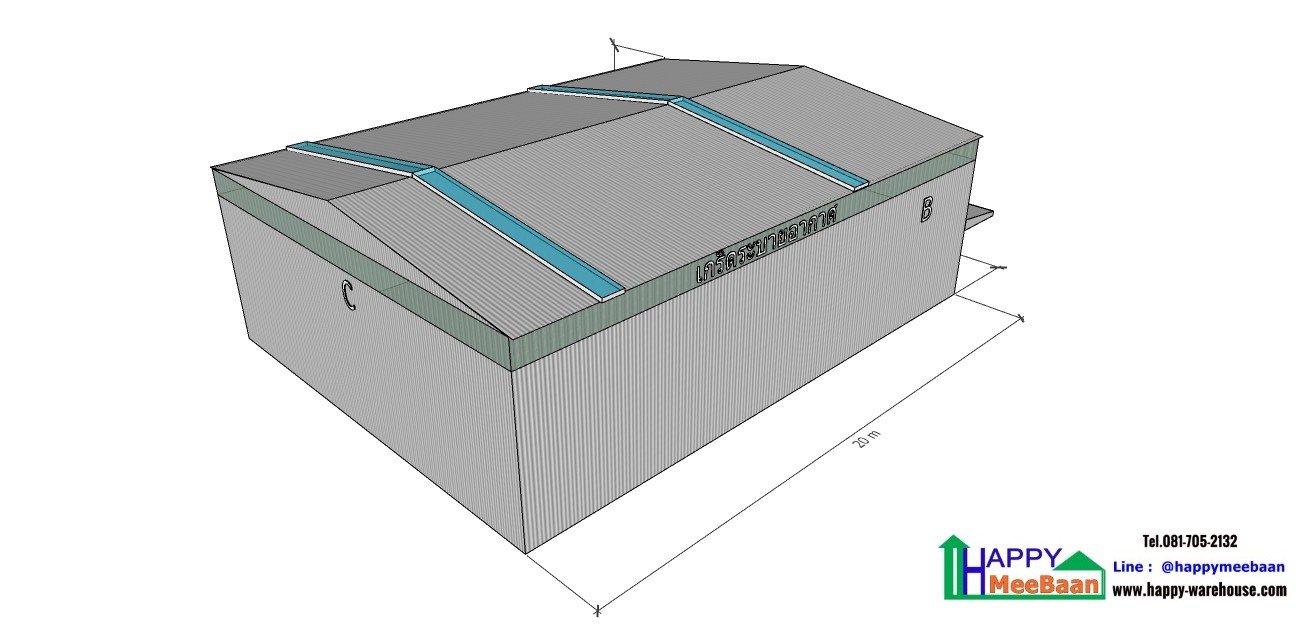 แบบโกดังให้เช่า