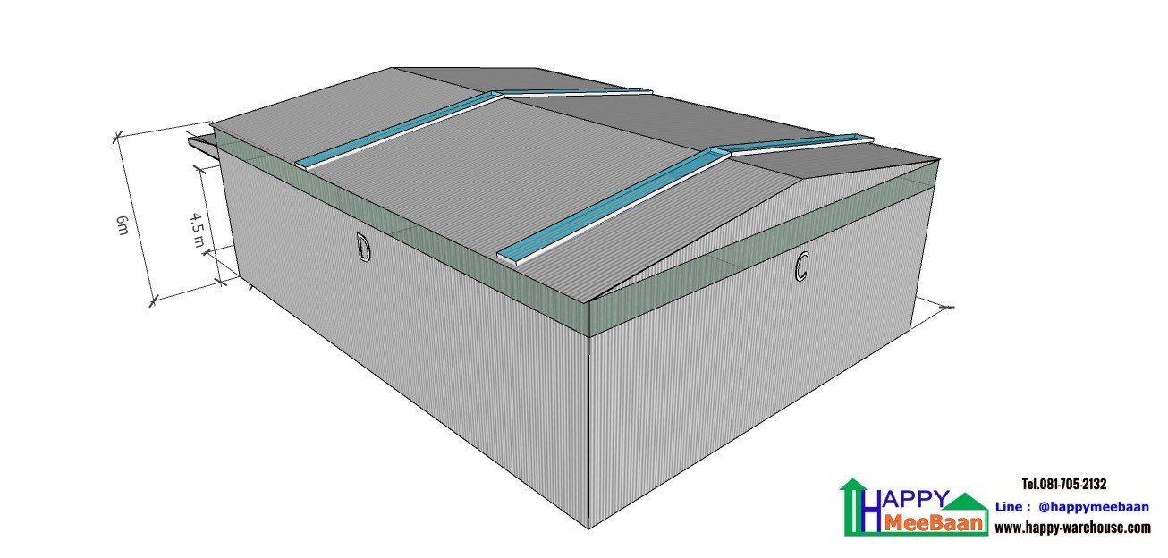 แบบโกดังให้เช่า