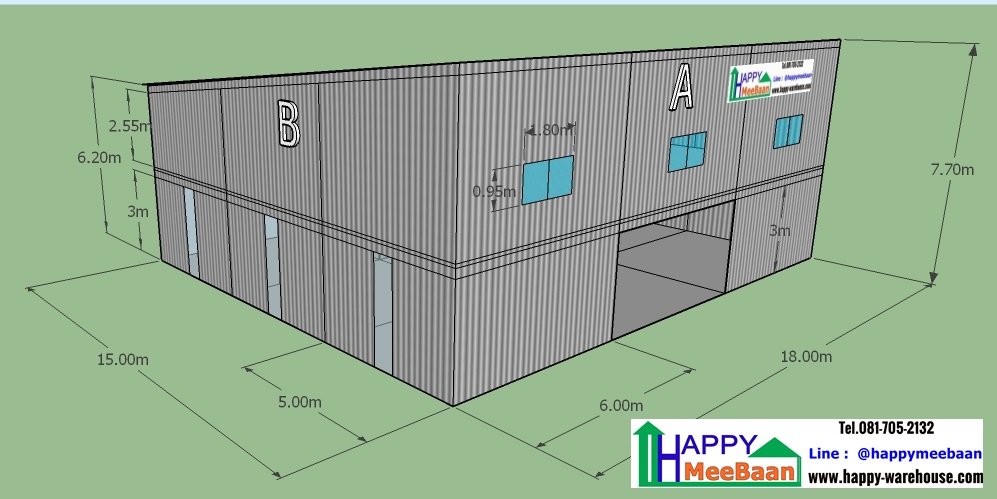 แจกแบบ3D ฟรี แบบโรงจอดรถ 2 ชั้น แบบอาคาร 2 ชั้น โครงสร้างเหล็ก แจกแบบ3D ฟรี แบบโรงจอดรถ 2 ชั้น แบบอาคาร 2 ชั้น โครงสร้างเหล็ก