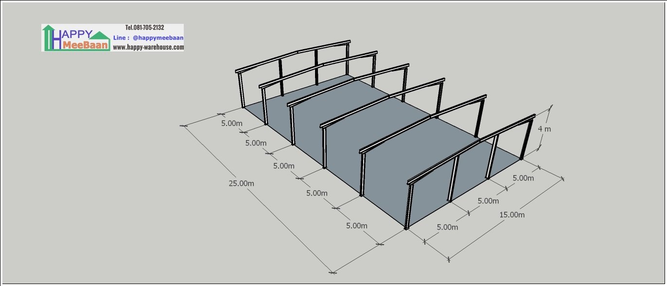 สร้างอาคาร แบบโกดัง