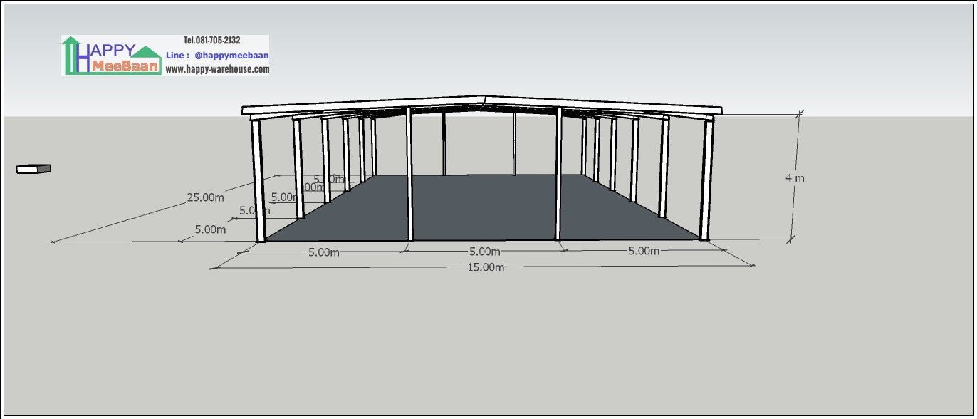 สร้างอาคาร แบบโกดัง