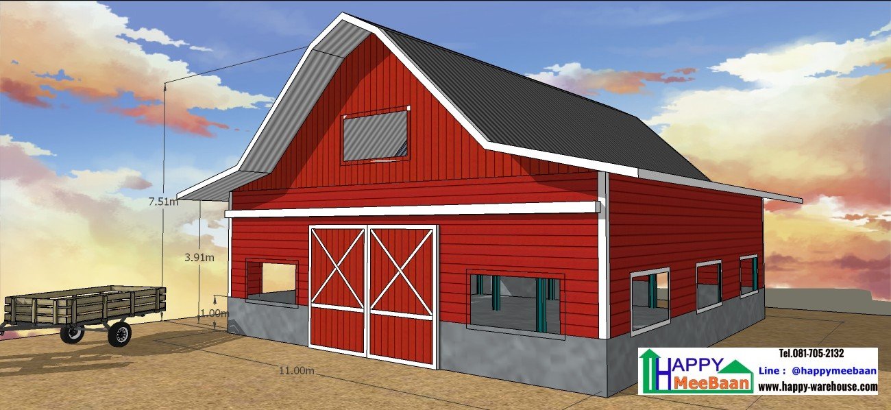 แบบโกดัง แบบโรงงาน แบบโรงนา